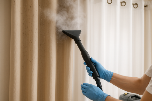 servicio especializado de Lavado y Mantenimiento, cuidamos cada detalle para devolver frescura y limpieza a tus cortinas, eliminando polvo, manchas y humedad. Un servicio profesional que alarga la vida útil de tus cortinas y mantiene tu hogar impecable
